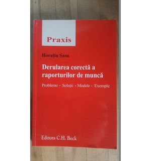 Derularea corecta a raporturilor de munca- Horatiu Sasu