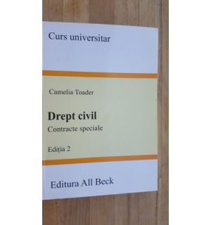 Drept civil. Contracte speciale- Camelia Toader