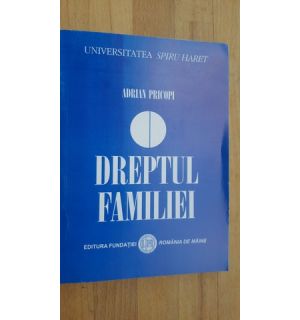 Dreptul familiei- Adrian Pricopi