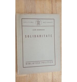 Solidaritate- Leon Bourgeois