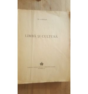 Limba si cultura- Th. Capidan