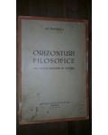 Orizonturi filosofice- Ion Zamfirescu
