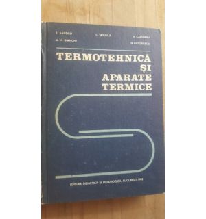 Termotehnica si aparate termice- E. Sandru, C. Mihaila