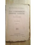 Cinci conferinte despre Venetia (ed. a II-a)- N. Iorga