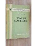 Fractii continue- A.I.Hincin