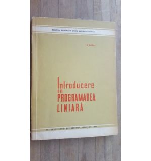 Introducere in programarea liniara- N.Mihaila