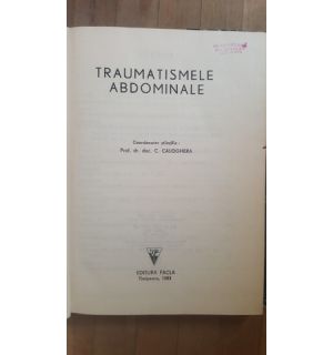Traumatismele abdominale- C.Caloghera
