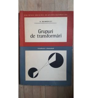 Grupuri de transformari- A.Haimovici