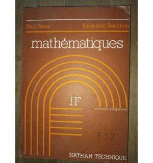 Mathematiques 1F- Paul Faure, Benjamin Bouchon