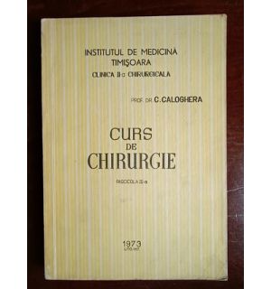Curs de chirurgie- C.Caloghera