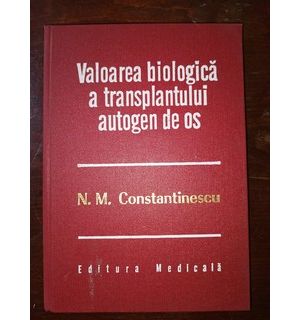 Valoarea biologica a transplantului autogen de os- N.M.Constantinescu