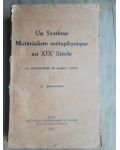 Un systeme materialiste metaphysique au XIXe siecle- D. Badareu