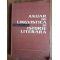 Anuar de lingvistica si istorie literara (tomul XXV)- Vasile Arvinte