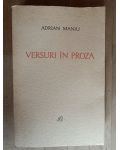 Versuri in proza- Adrian Maniu