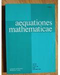 Aequationes mathematicae vol.36, nr.2-3