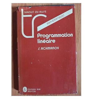 Programmation lineaire- S.Achmanov