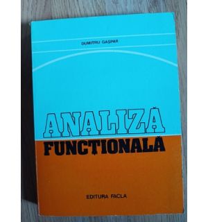 Analiza functionala- Dumitru Gaspar