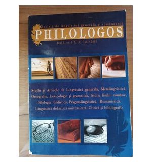 Philologos studii si articole de lingvistica generala, metalingvistica, ortografie