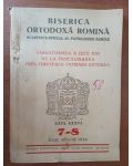 Biserica ortodoxa romana. Buletinul oficial al Patriarhiei romane anul LXXVI. 7-8 iulie-august  1958