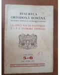 Biserica ortodoxa romana. Buletinul oficial al Patriarhiei romane anul LXXI. 5-6 mai-iunie  1953