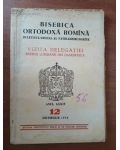 Biserica ortodoxa romana. Buletinul oficial al Patriarhiei romane anul LXXIV. 12 decembrie  1956