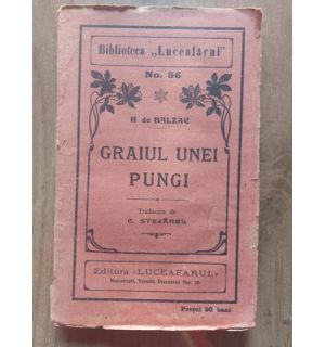 Graiul unei pungi Honore du Balzac