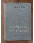 Complemente de matematici- Arno Kahane