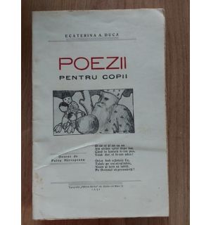 Poezii pentru copii Ecaterina A.Duca