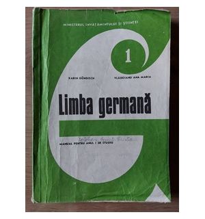 Limba germana Manual pentru anul 1 de studiu Karin Gundisch,Vladoianu Ana Maria