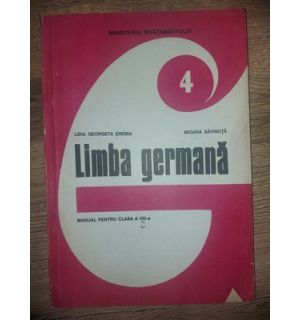Limba germana manual pentru clasa a 8 a Lidia Georgeta Irimia,Mioara Savinuta