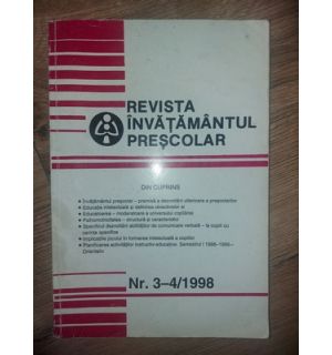 Revista invatamantul prescolar Nr. 3-4/1998