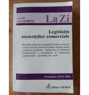 Legislatia societatilor comerciale
