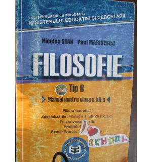 Filosofie tip B. Manual clasa a 12-a