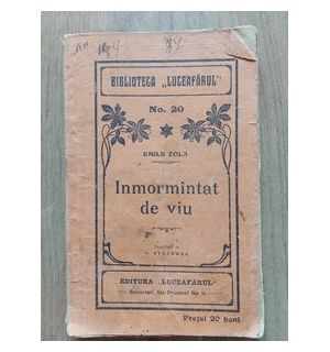 Inmormintat de viu- Emile Zola