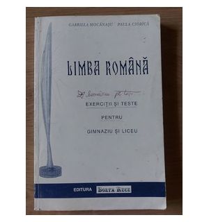 Limba romana- Gabriela Mocanasu,