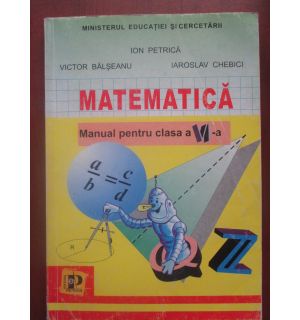 Manual pentru clasa a VI-a