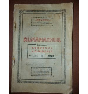 Almanachul ziarelor Adevarul si Dimineata