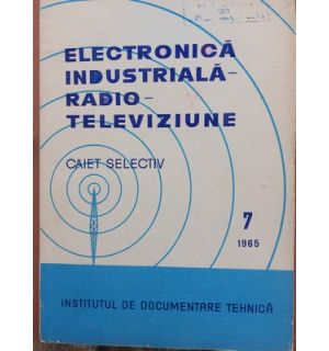 Electronica industriala-radio-televiziune