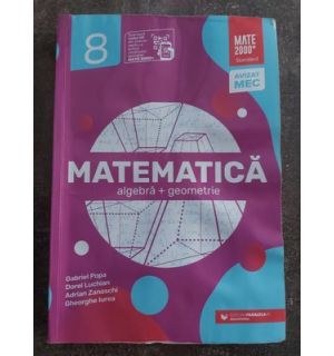 Matematica clasa a 8-a - Gabriel Popa, Dorel Luchian