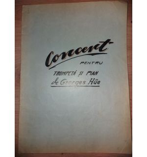Concert pentru trompeta si pian- Georges Hue