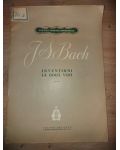 PARTITURA J. S. Bach- Inventiuni la doua voci piano solo