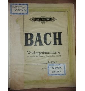 PARTITURA Bach- Wohltemperiertes Klavier