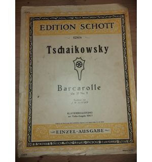 PARTITURA Tschaikowsky- Barcarolle