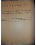 Concertino pour trompette orchestre a cordes et piano- Andre Jolivet