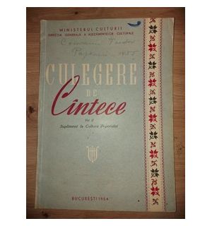 Culegere de cintece