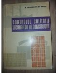 Controlul calitatii lucrarilor de constructii- N. Teodorescu, St. Enescu