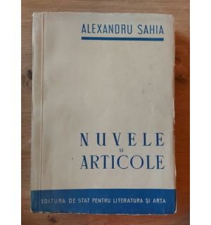 Nuvele si articole- Alexandru Sahia