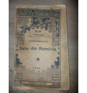 Sate din Romania- I. Simionescu