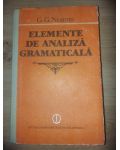 Elemente de analiza gramaticala- G. G. Neamtu