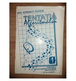 Tentatia algoritmului 1- Adrian P. Ghioca